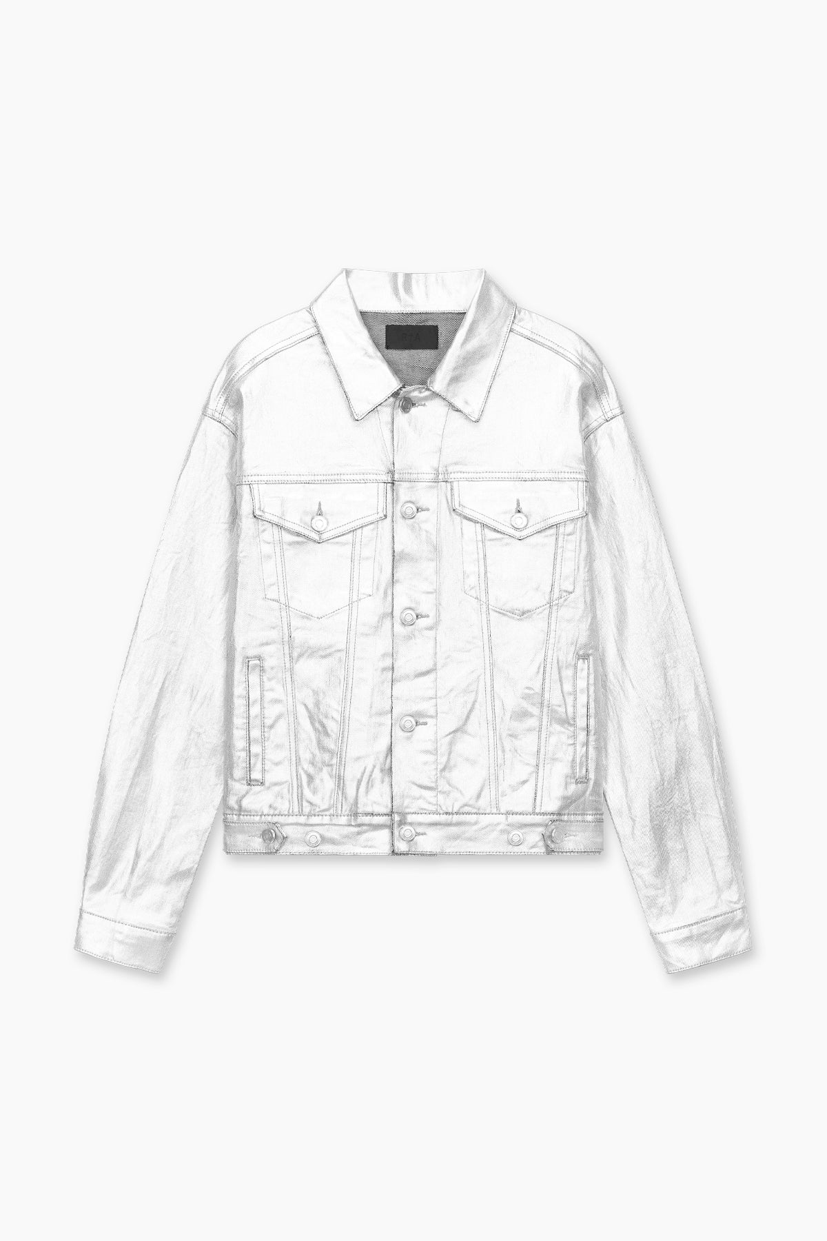 ODELIA JEAN JACKET | SILVER