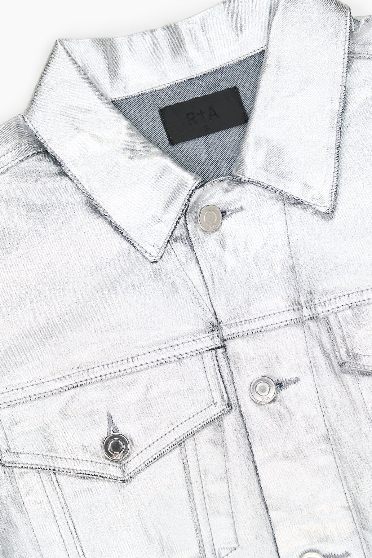 ODELIA JEAN JACKET | SILVER