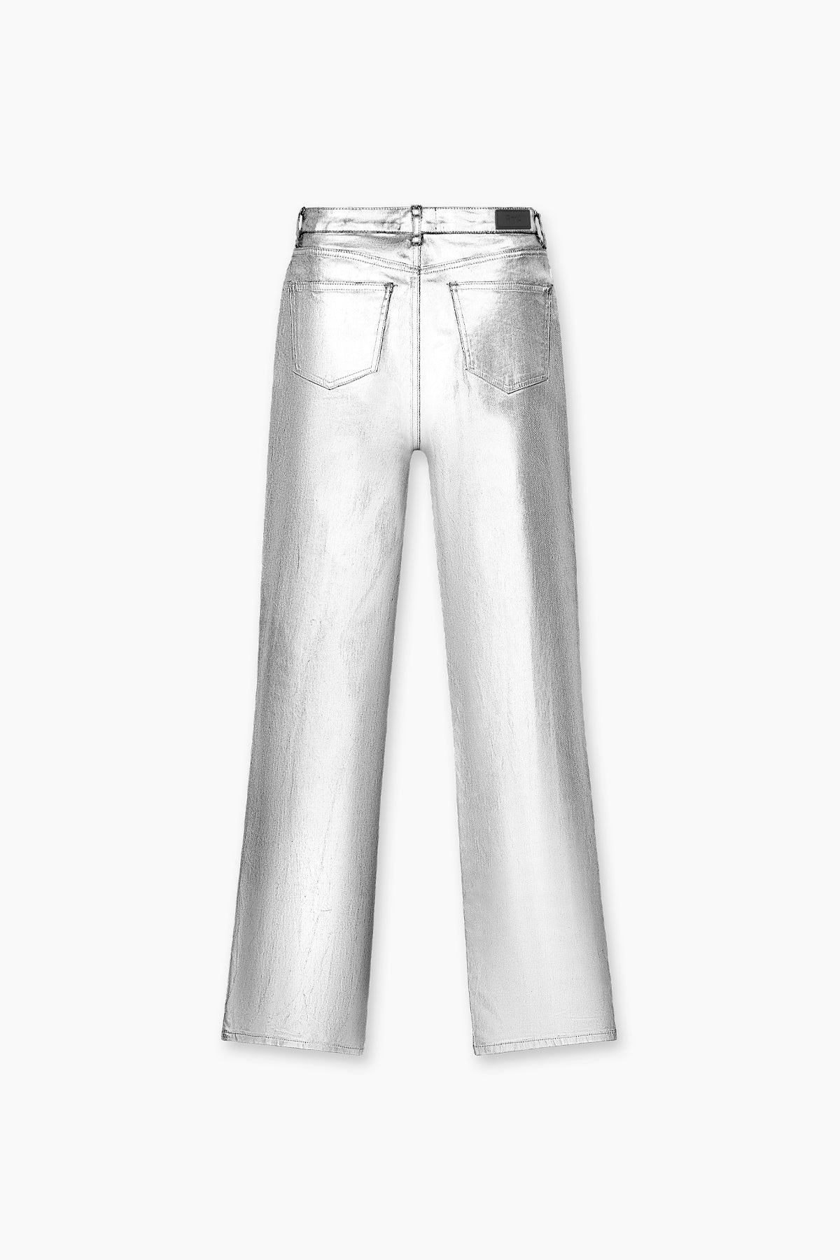 ODETTE SKINNY BOOTCUT JEAN | METALLIC SILVER