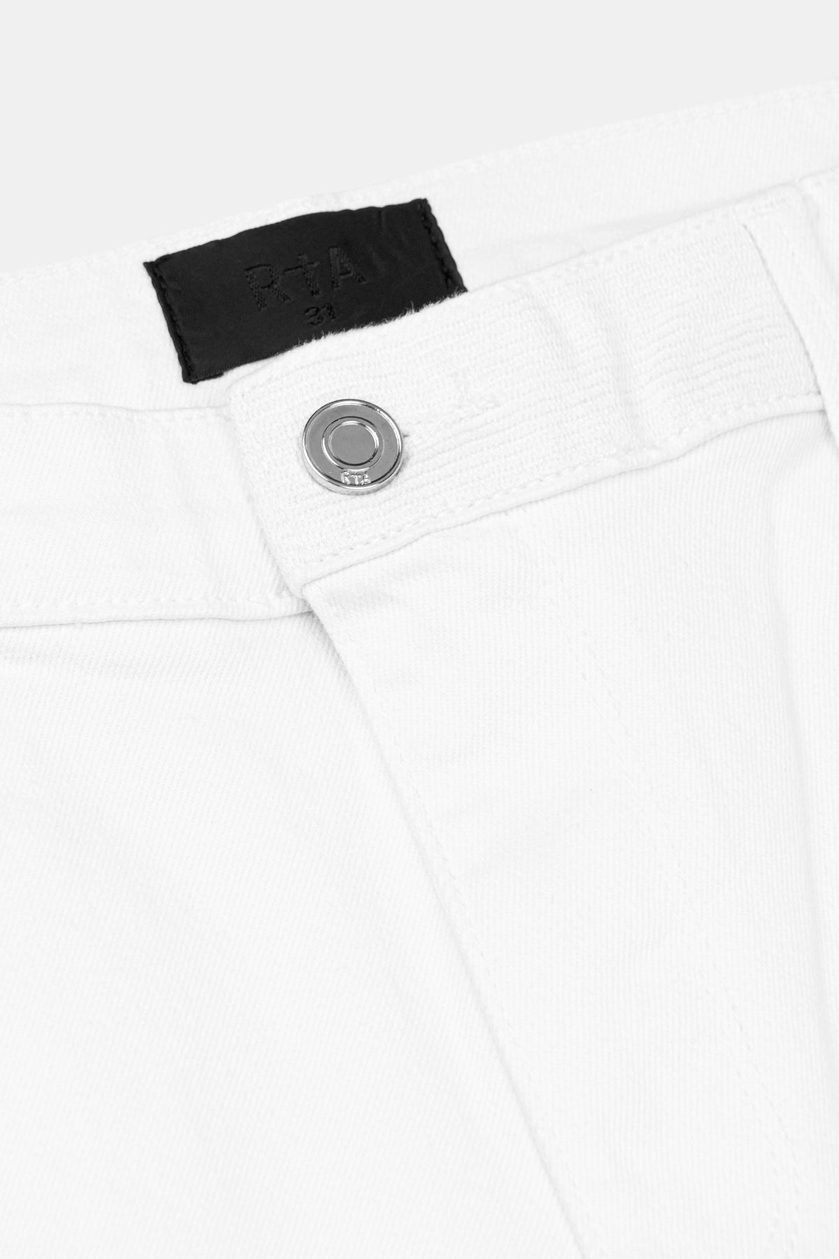 BRYANT SKINNY JEAN | WHITE REST IN PEACE