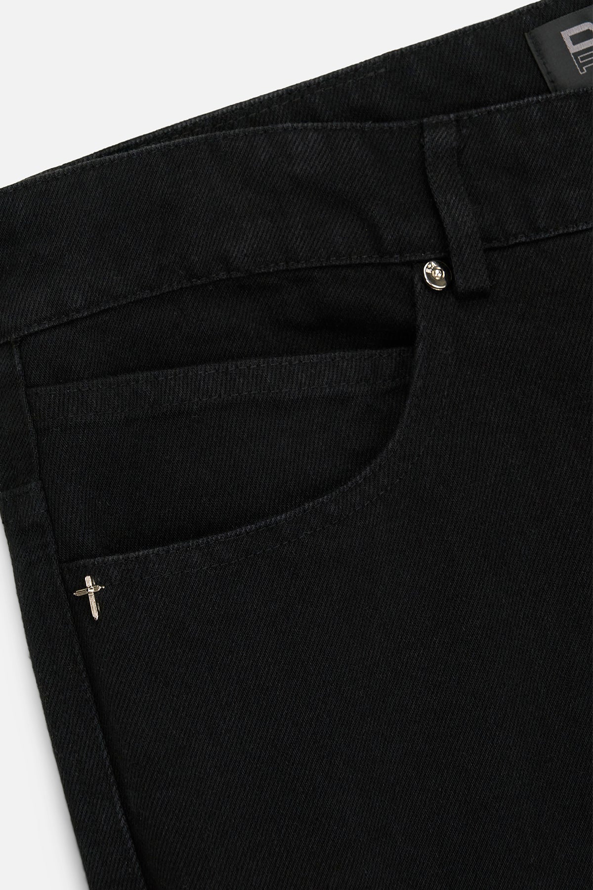 Men's Black Zipper Jeans | RTA