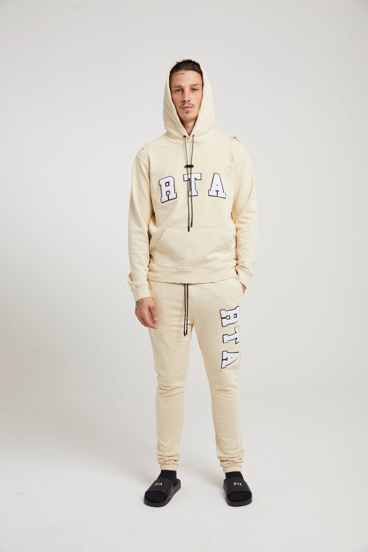 OWEN SWEATPANT | BEIGE COLLEGIATE