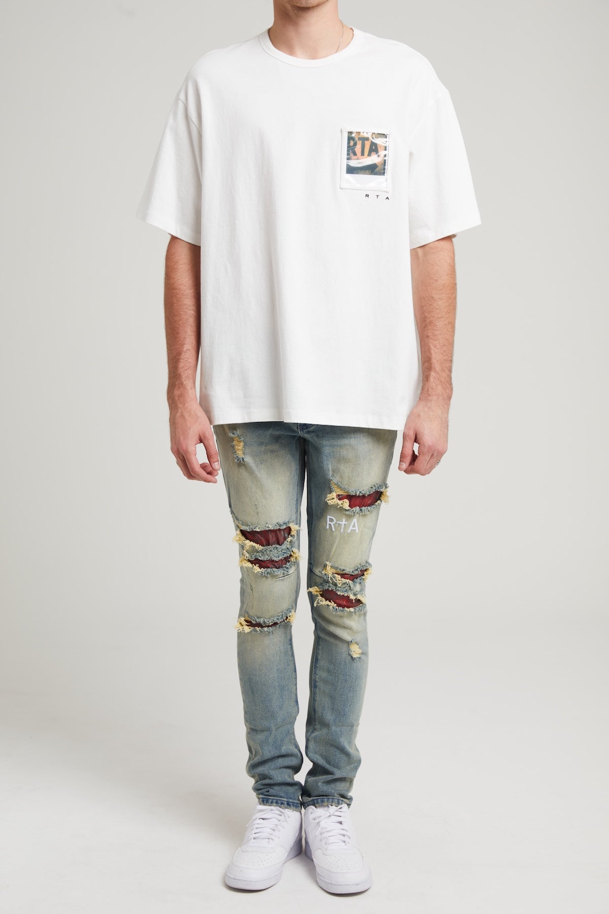 PHOTO POCKET TEE | WHITE PHOTO