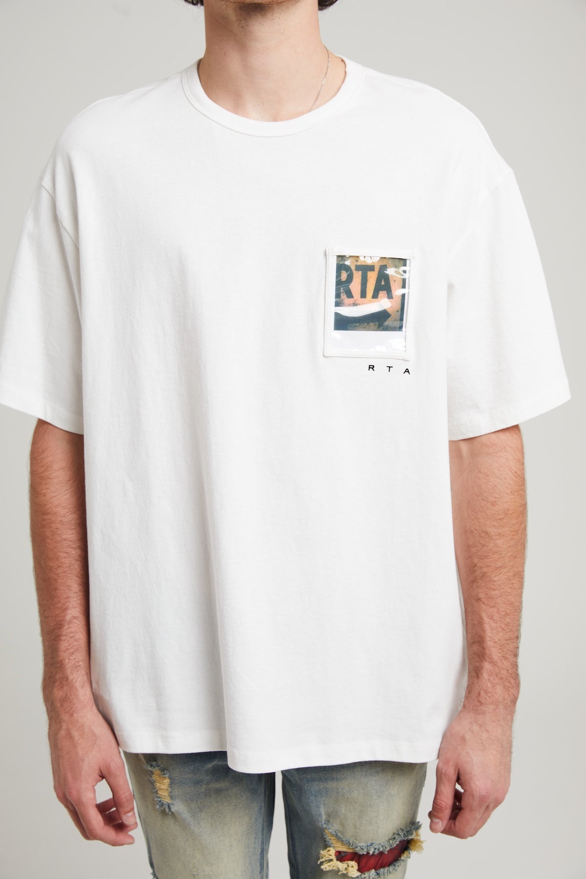 PHOTO POCKET TEE | WHITE PHOTO