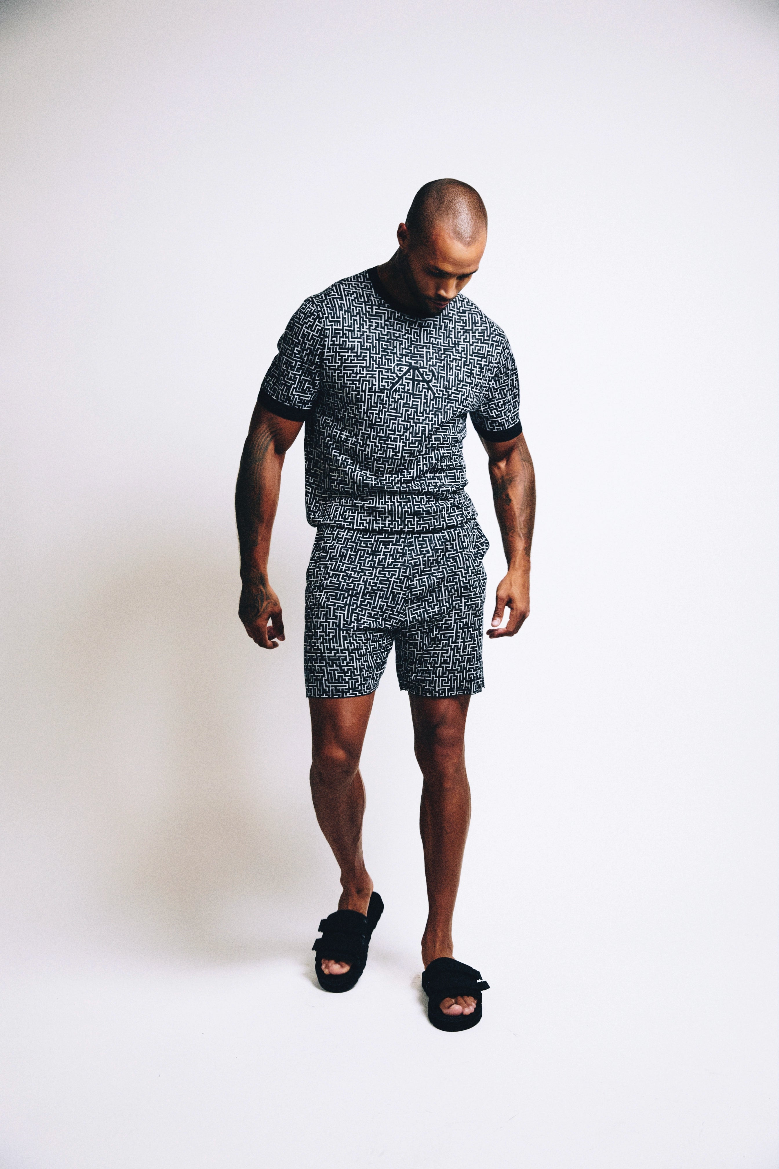 SILK JACQUARD SHORT