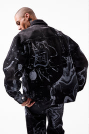 NORRIS JEAN JACKET | GRAFFITI GRAPHITE