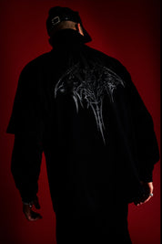 COLIN OVERSIZED SHORT SLEEVE TEE | BLACK RTA SIGILISM