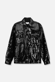 CHEST POCKET | BLACK SEQUIN