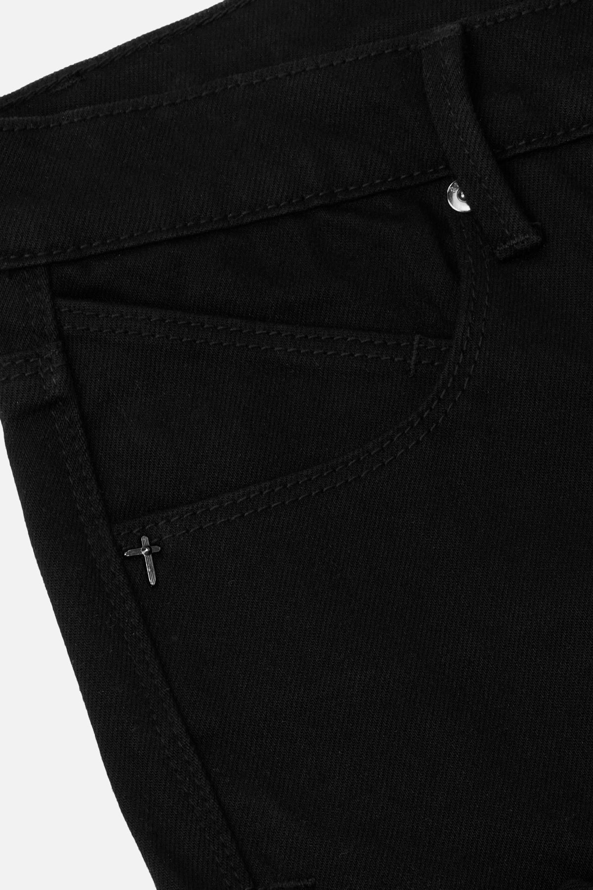 SLATE CARGO SKINNY JEAN | BLACK