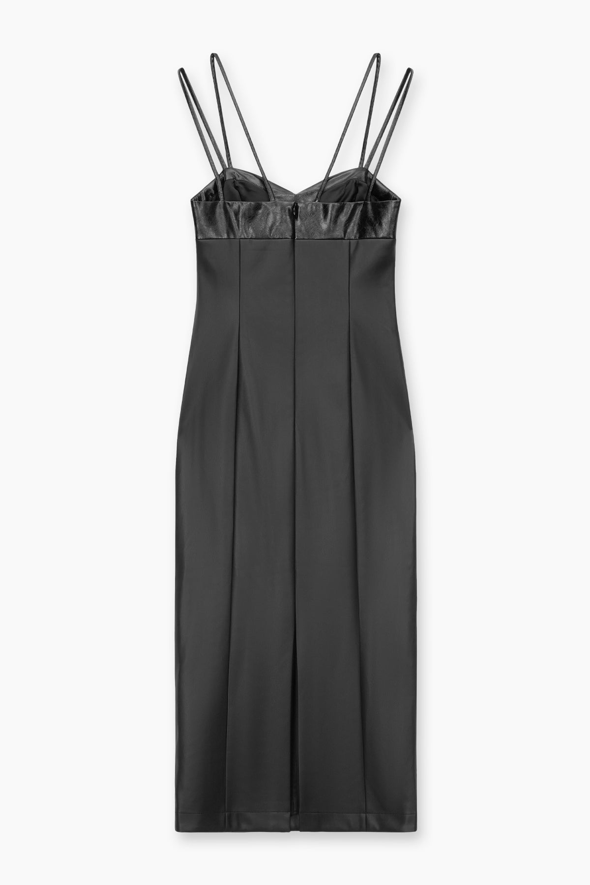 UMA CUT OUT MIDI DRESS | BLACK