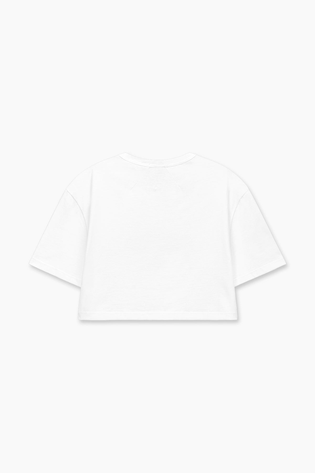 LOOK UP CROPPED TEE | WHITE