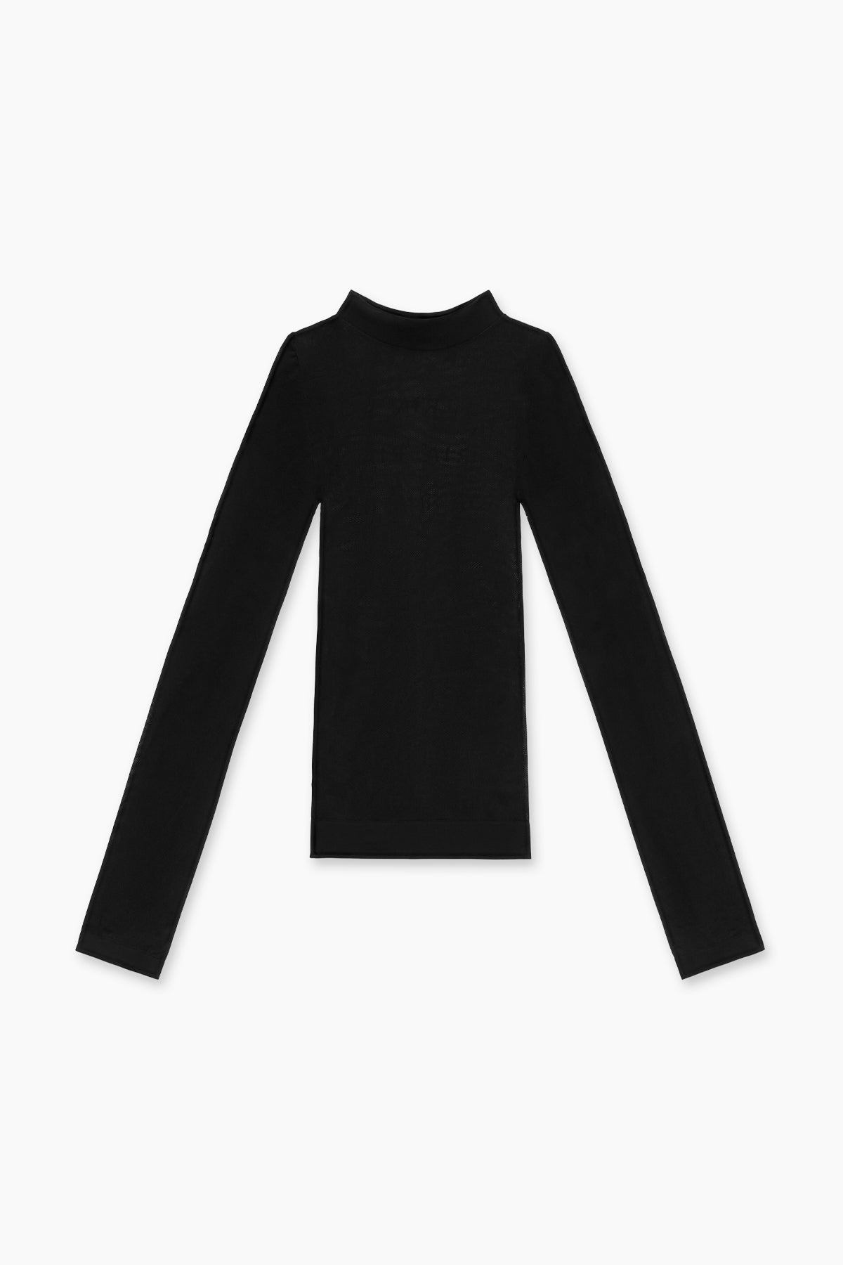 Women's Black Logo Mesh Top | RTA