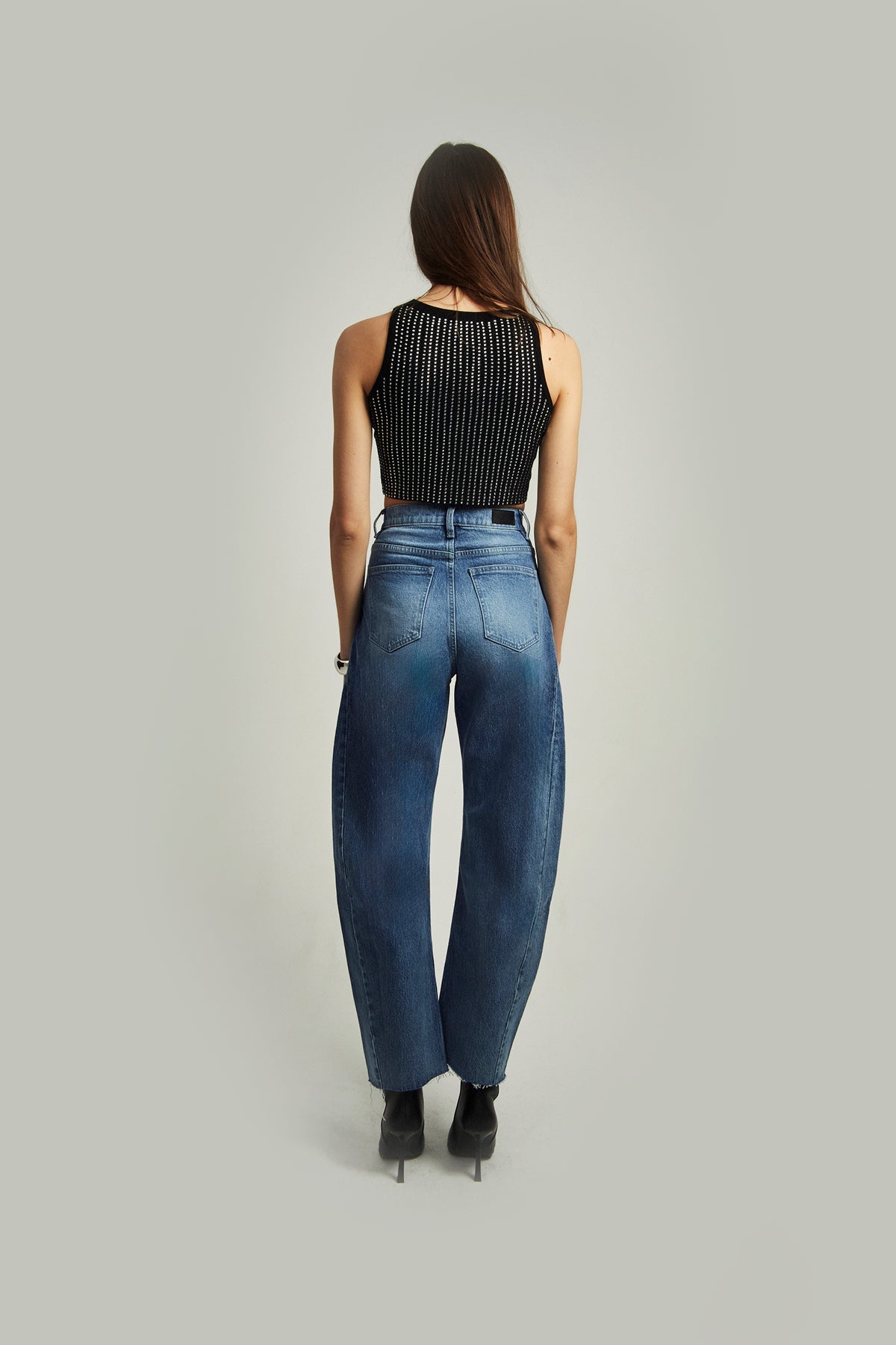 PENELOPE BARREL JEAN  | MEDIUM WASH