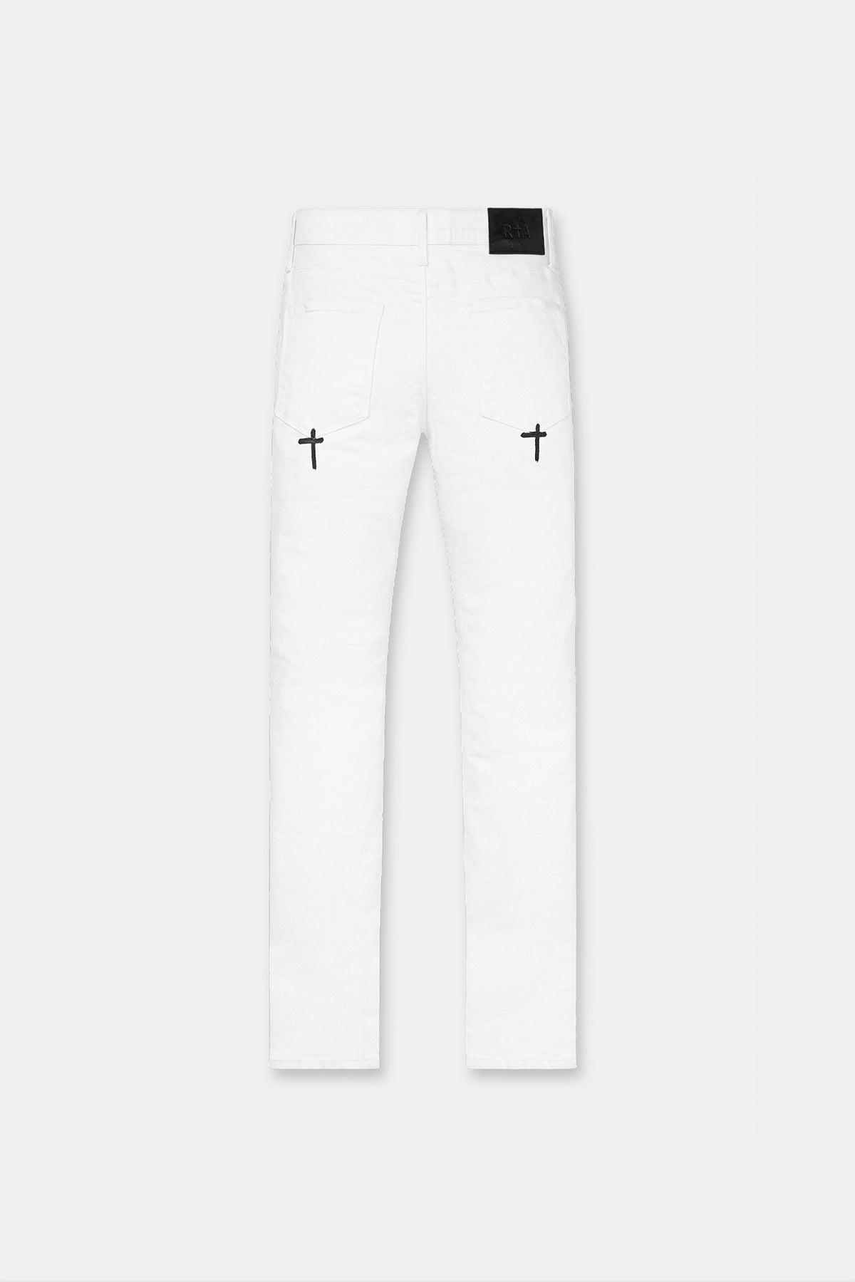 BRYANT SKINNY JEAN | WHITE REST IN PEACE