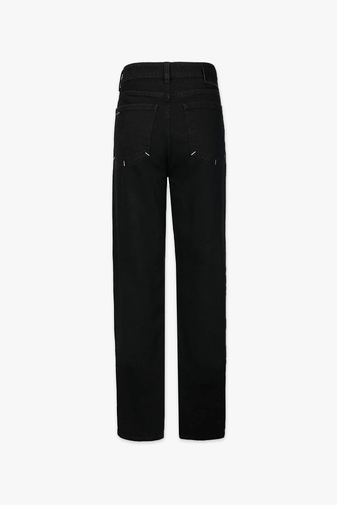 RELAXED SLIM FIT JEANS | BLACK STONE WASH