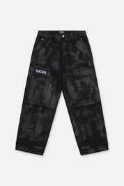 WYLIE CARGO JEAN | BLACK WAX COATED DDG