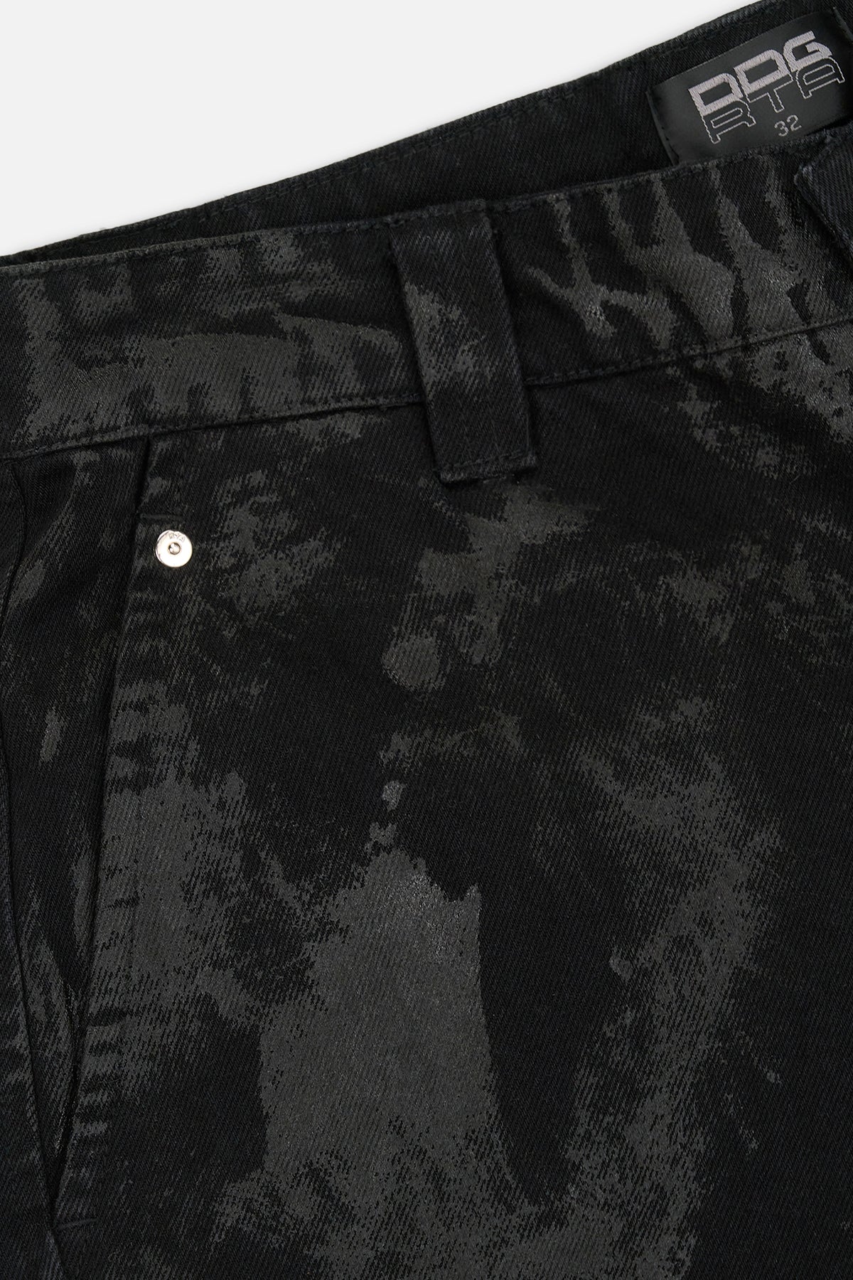 WYLIE CARGO JEAN | BLACK WAX COATED DDG