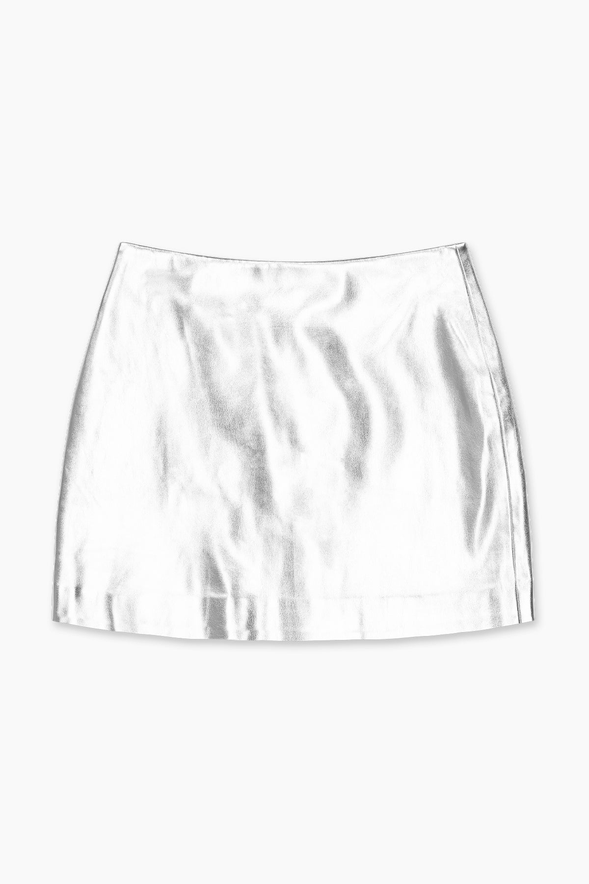 YVETTE ULTRA MINI SKIRT | SILVER