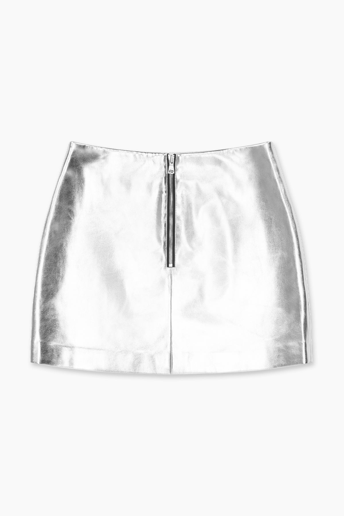 YVETTE ULTRA MINI SKIRT | SILVER