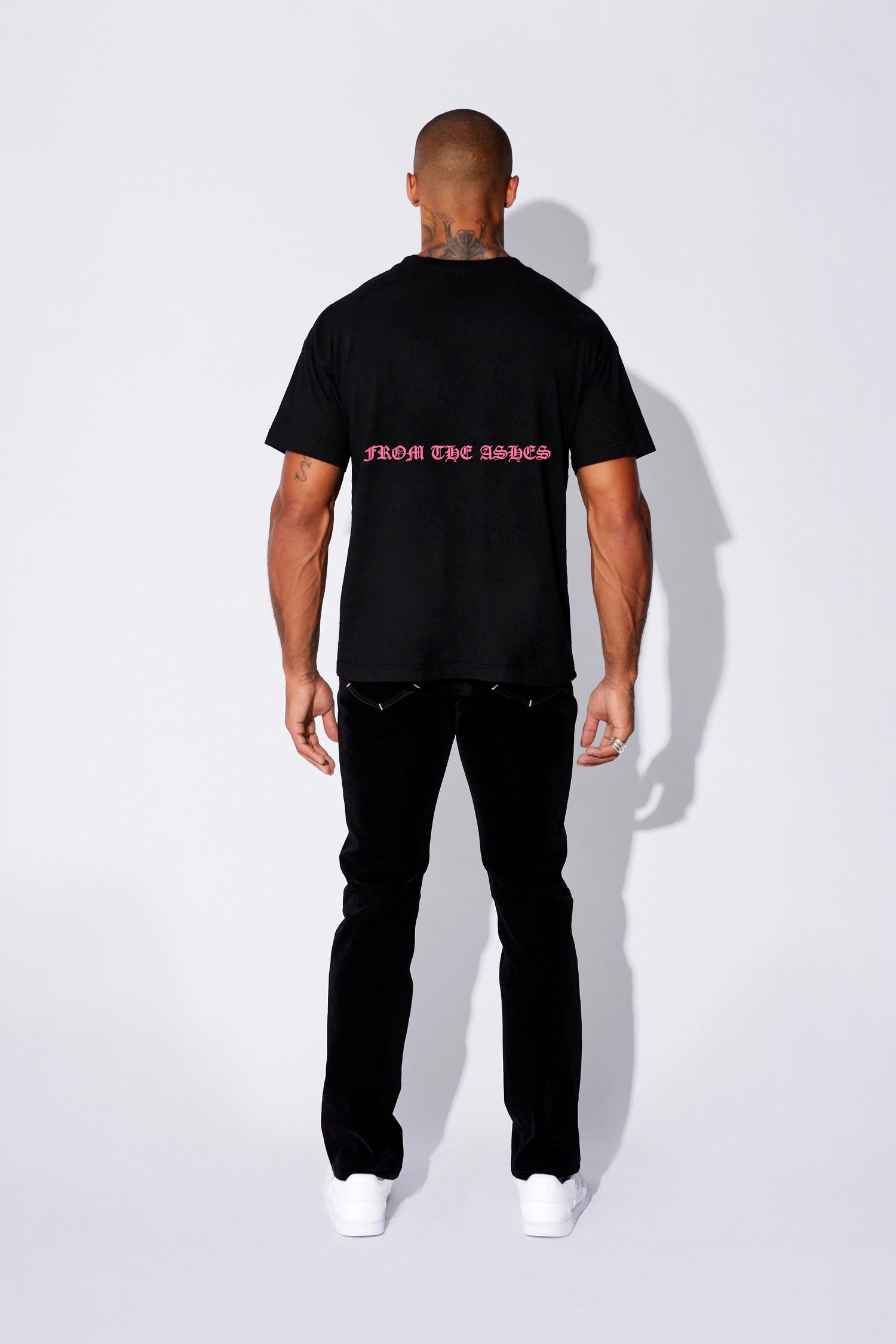 SHORT SLEEVE TEE | BLACK PINK ASHES