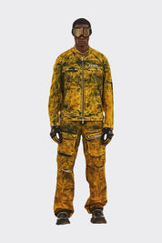 WIDE LEG CARGO | DISTRESSED DIJON