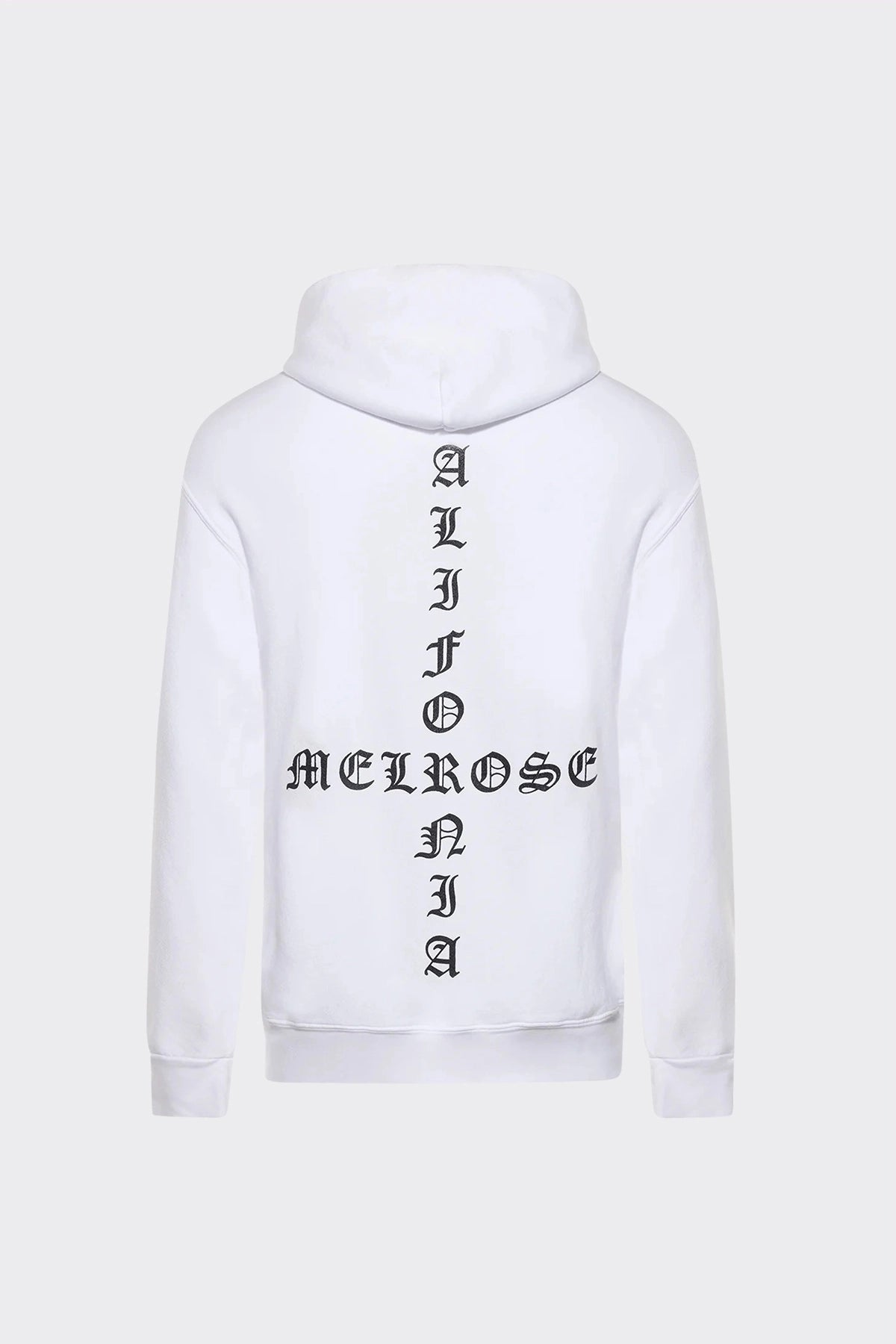 NASH HOODIE | WHITE MELROSE CALIFORNIA