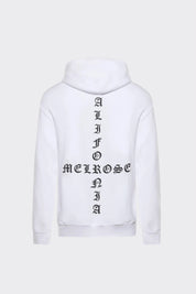 NASH HOODIE | WHITE MELROSE CALIFORNIA