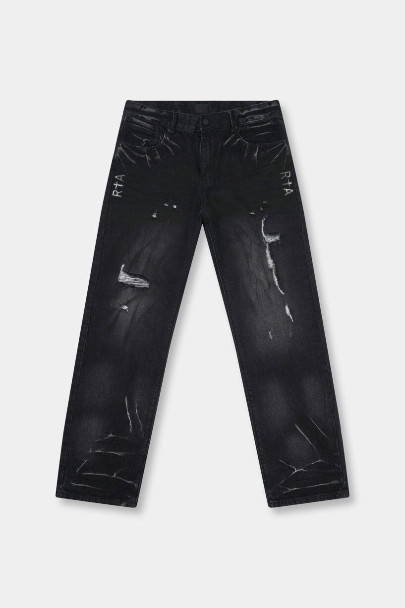 JONAS STRAIGHT LEG JEAN | WORN OUT BLACK