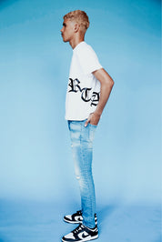 COLT TEE | WHITE BLACK WRAP AROUND