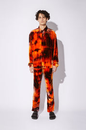 SHAY SHIRT | TIE DYE ORANGE