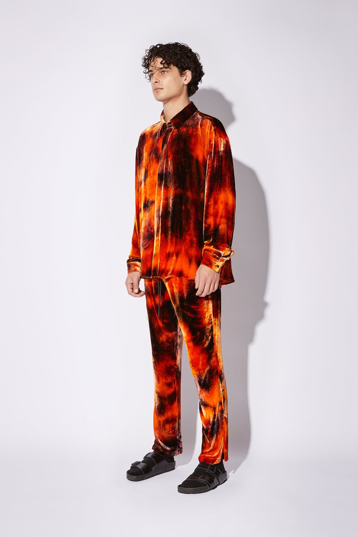 SHAY SHIRT | TIE DYE ORANGE