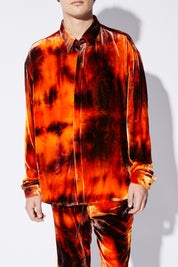SHAY SHIRT | TIE DYE ORANGE