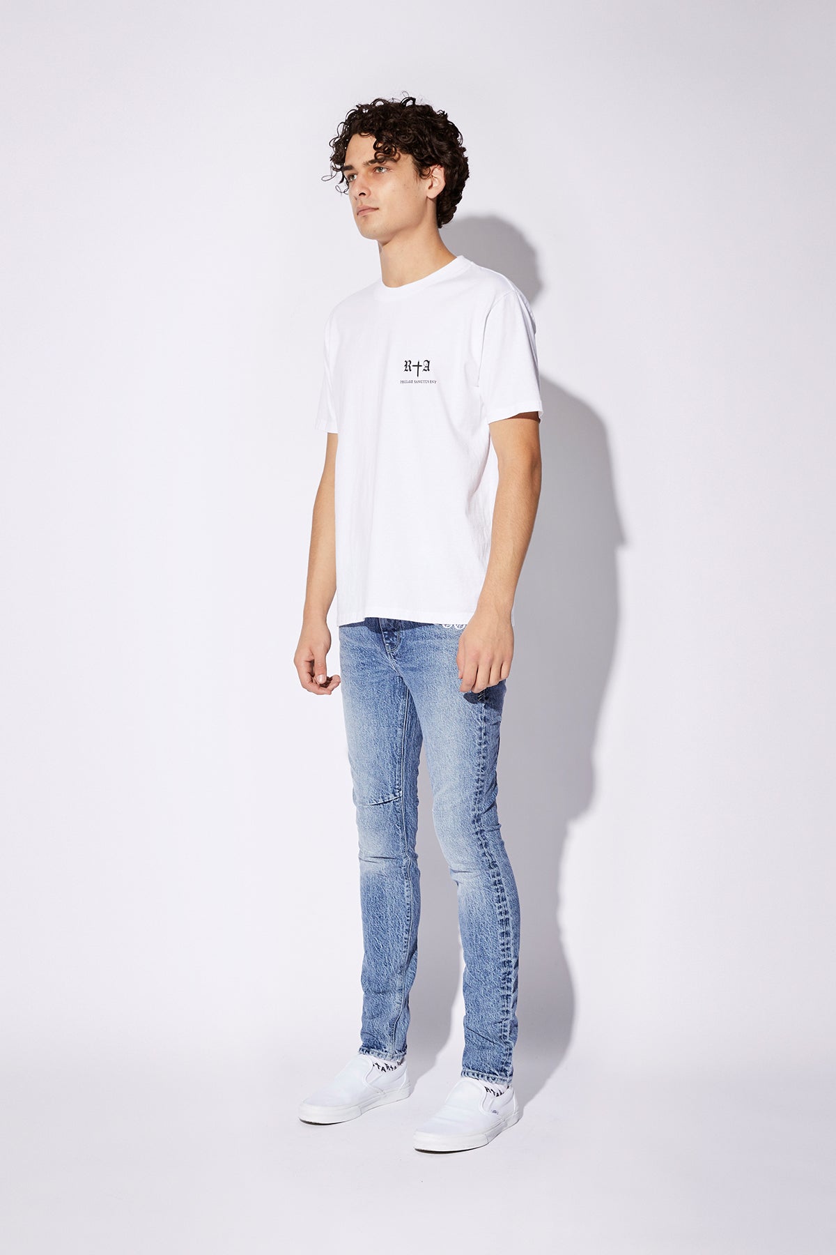 LIAM TEE | WHITE LATIN LOGO