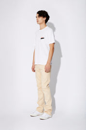 LIAM SHORT SLEEVE TEE | WHITE BURNED DOC