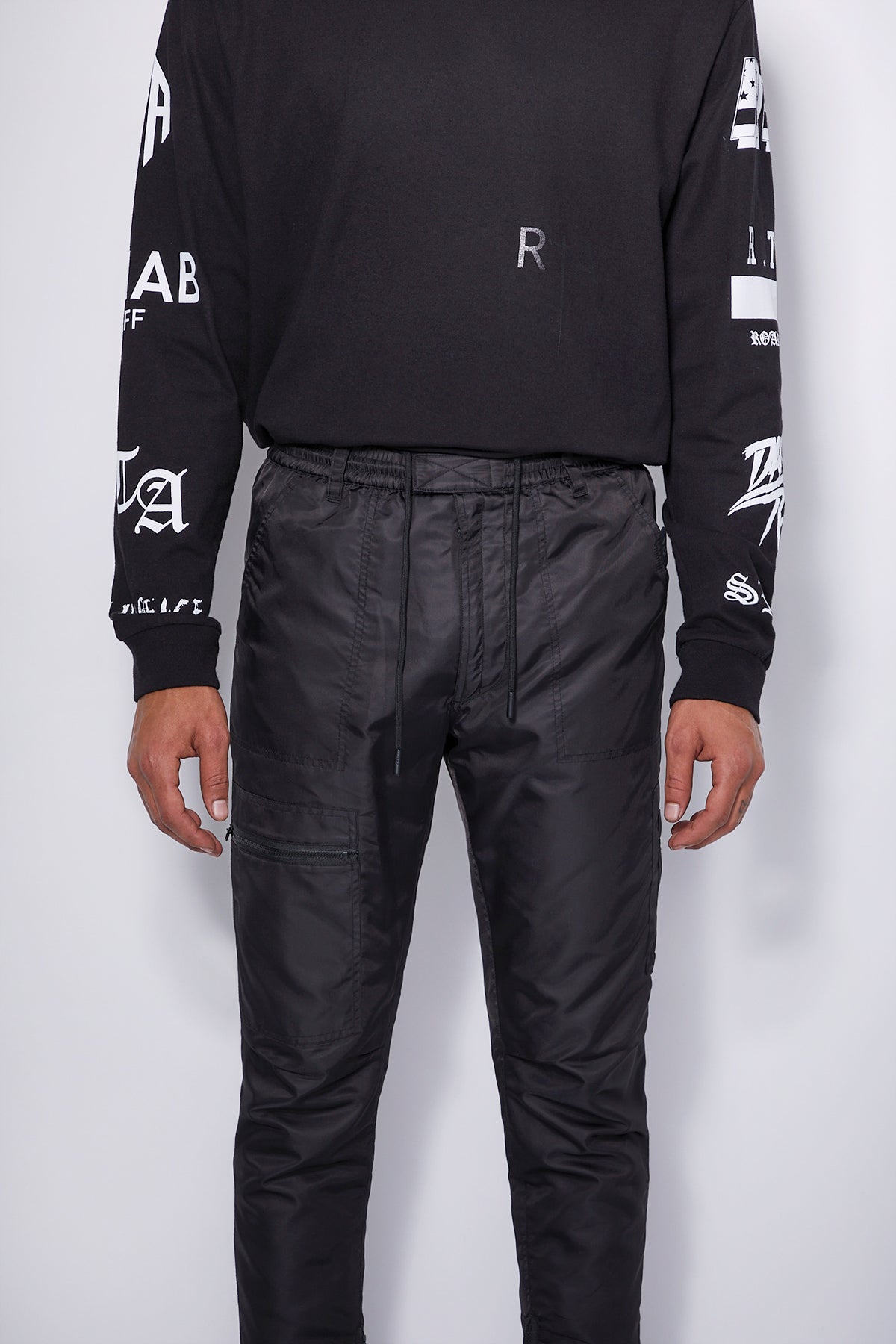 MENS BLACK JOGGER PANTS | RTA CLOTHING