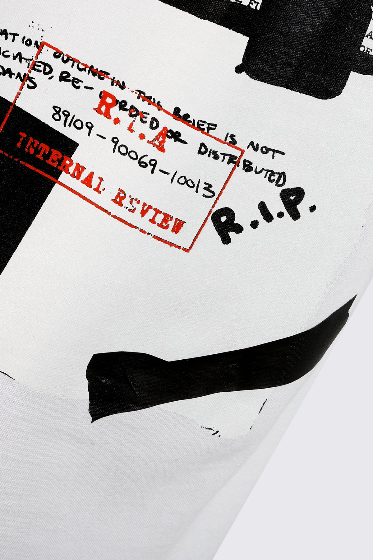 LIAM SHORT SLEEVE TEE | WHITE BURNED DOC