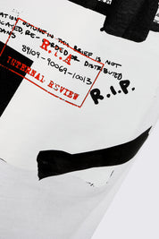 LIAM SHORT SLEEVE TEE | WHITE BURNED DOC