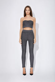 SIBILLE LEGGING | BLACK LUREX