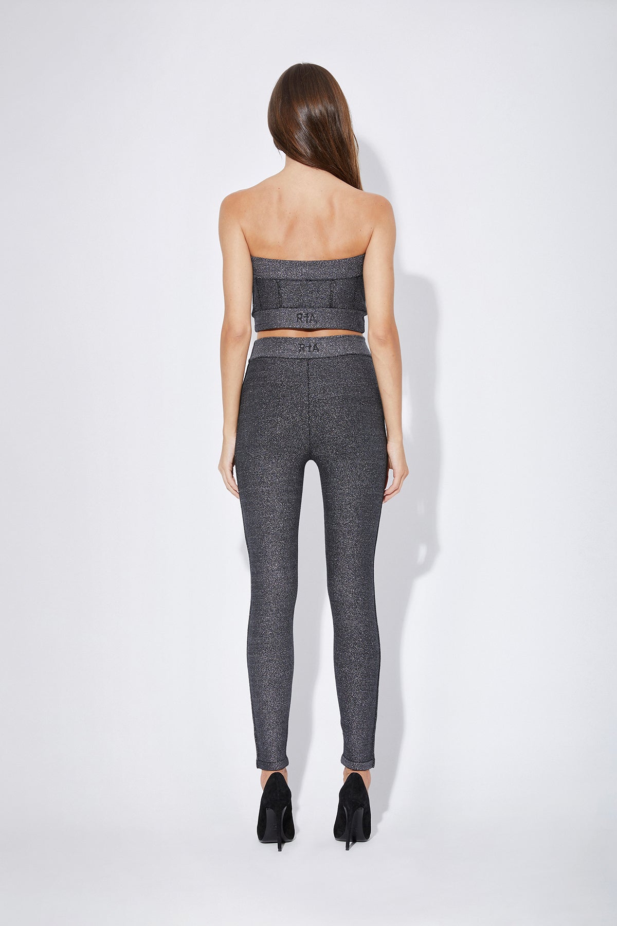 SIBILLE LEGGING | BLACK LUREX