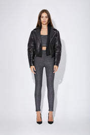 SIBILLE LEGGING | BLACK LUREX